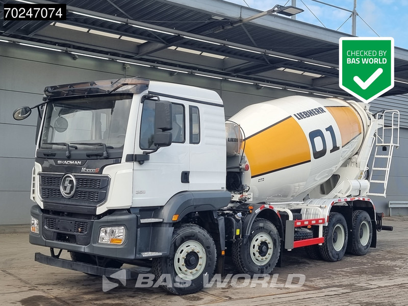 SHACMAN M3000 S 8X4 NEW! 8m3 Liebherr Mixer Big-Axle Steelsuspension - Betonbil: billede 1 SHACMAN M3000 S 8X4 NEW! 8m3 Liebherr Mixer Big-Axle Steelsuspension - Betonbil: billede 1