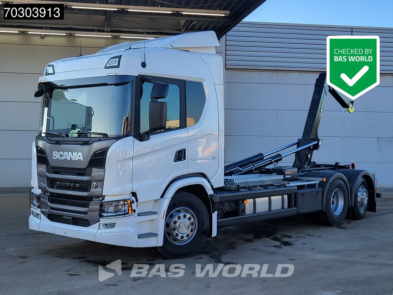 Scania G 460 6X2 NEW! 20tons HIAB Containersystem Lift+Steering Axle Automatic Retarder Euro 6 - Lastbil kroghejs: billede 1 Scania G 460 6X2 NEW! 20tons HIAB Containersystem Lift+Steering Axle Automatic Retarder Euro 6 - Lastbil kroghejs: billede 1