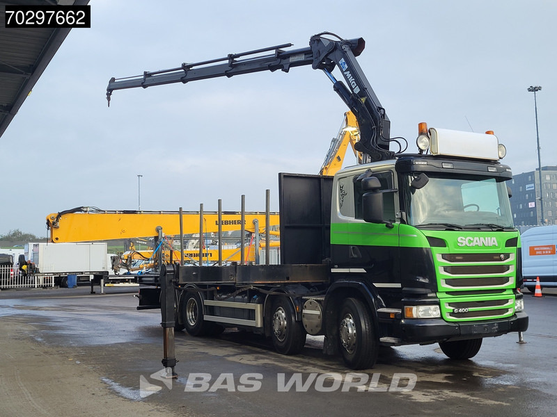 Scania G400 G 8X2 MKG HLK 231 HPA4 Crane Retarder Lift+Steering-Axle Euro 5 - Lastbil med lad, Lastbil med kran: billede 3 Scania G400 G 8X2 MKG HLK 231 HPA4 Crane Retarder Lift+Steering-Axle Euro 5 - Lastbil med lad, Lastbil med kran: billede 3