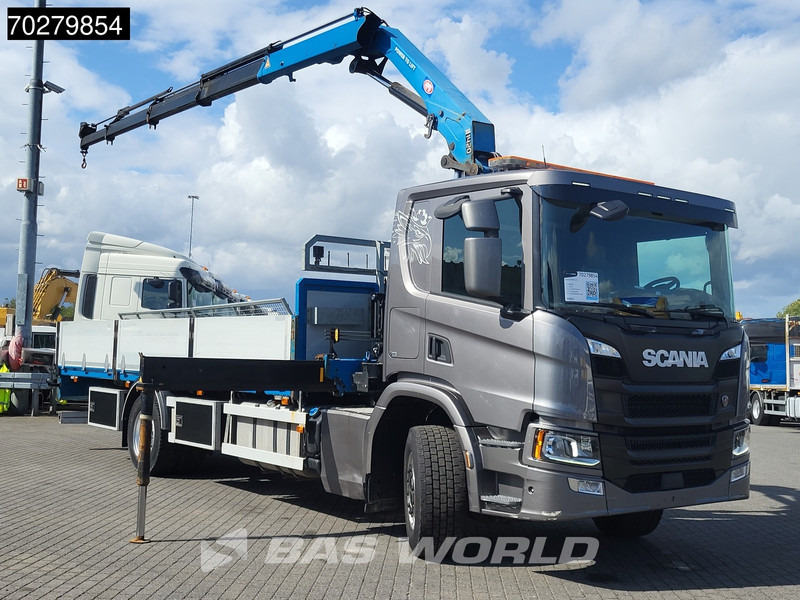 Scania P280 4X2 HMF 1420K-RC Kran Crane Automatic Euro 6 - Lastbil med lad, Lastbil med kran: billede 3 Scania P280 4X2 HMF 1420K-RC Kran Crane Automatic Euro 6 - Lastbil med lad, Lastbil med kran: billede 3