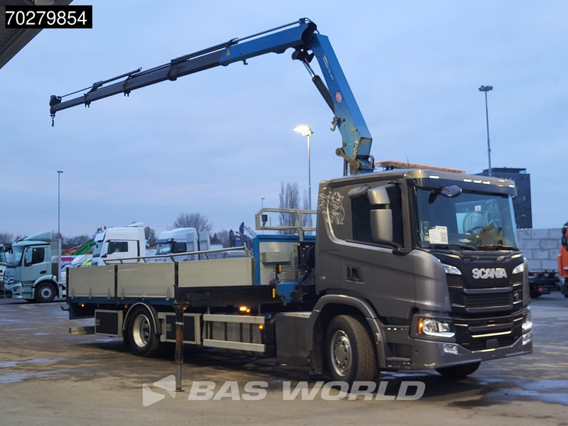 Scania P280 4X2 HMF 1420K-RC Kran Crane Leather seats Automatic Euro 6 - Lastbil med lad, Lastbil med kran: billede 3 Scania P280 4X2 HMF 1420K-RC Kran Crane Leather seats Automatic Euro 6 - Lastbil med lad, Lastbil med kran: billede 3