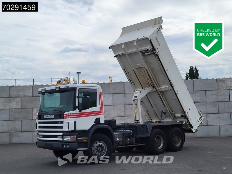 Scania P340 6X4 2 side11m3 Bennes Tipper Big-Axle Steelsuspension Manual Euro 3 - Tipvogn lastbil: billede 1 Scania P340 6X4 2 side11m3 Bennes Tipper Big-Axle Steelsuspension Manual Euro 3 - Tipvogn lastbil: billede 1