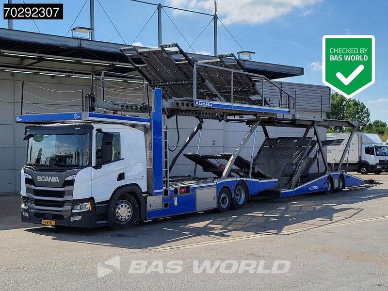 Scania P450 6X2 NL-Truck Car transporter Retarder Standklima Navi ACC LED Euro 6 - Biltransportør lastbil: billede 1 Scania P450 6X2 NL-Truck Car transporter Retarder Standklima Navi ACC LED Euro 6 - Biltransportør lastbil: billede 1