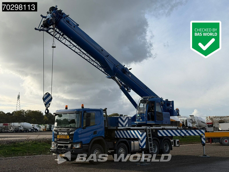 Scania P450 P 8X4 Palfinger/SANY SPC500E Telescopic Crane Retarder Navi Automatic Euro 6 - Lastbil med kran: billede 1 Scania P450 P 8X4 Palfinger/SANY SPC500E Telescopic Crane Retarder Navi Automatic Euro 6 - Lastbil med kran: billede 1