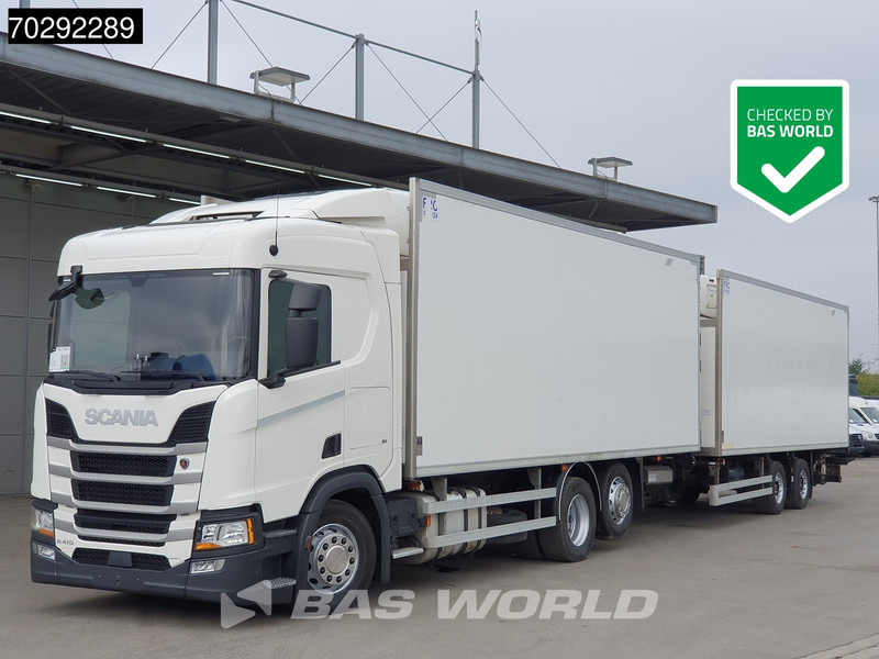 Scania R410 6X2 Carrier Supra 1250 MT Retarder Lamberet Liftachse ACC Euro 6 - Kølevogn lastbil: billede 1 Scania R410 6X2 Carrier Supra 1250 MT Retarder Lamberet Liftachse ACC Euro 6 - Kølevogn lastbil: billede 1