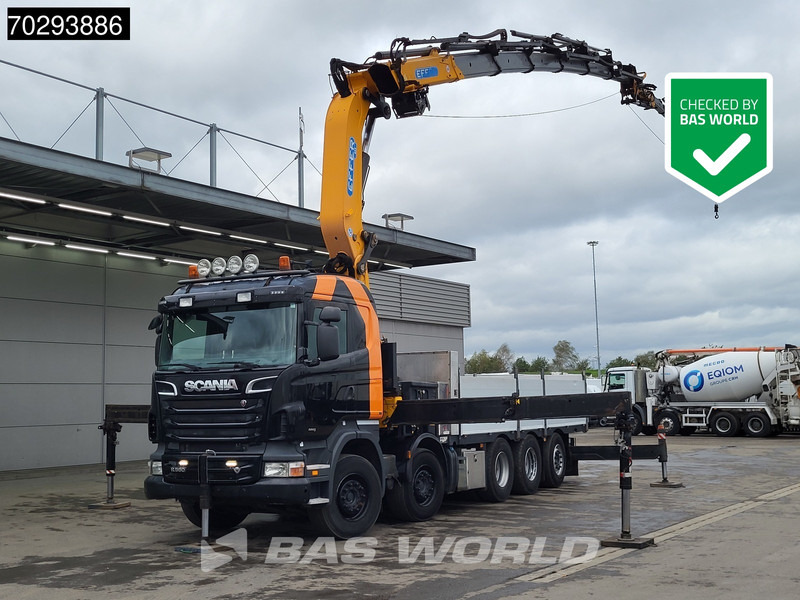 Scania R560 R 10X4 EFFER 655 / 6S Crane +Jib Winch 3-Pedals Lift+Steering-Axle Retarder Euro 5 - Lastbil med lad, Lastbil med kran: billede 1 Scania R560 R 10X4 EFFER 655 / 6S Crane +Jib Winch 3-Pedals Lift+Steering-Axle Retarder Euro 5 - Lastbil med lad, Lastbil med kran: billede 1