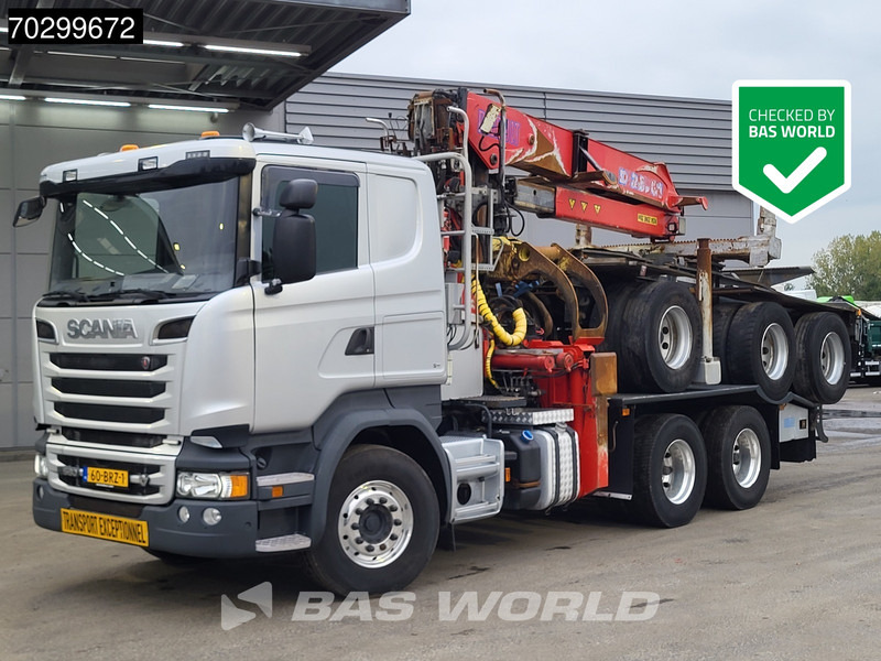 Scania R580 R 6X4 NL-Truck Diebolt D28.81 Kran Crane Holztransport + Dolly Retarder Euro 6 - Tømmerbil, Lastbil med kran: billede 1 Scania R580 R 6X4 NL-Truck Diebolt D28.81 Kran Crane Holztransport + Dolly Retarder Euro 6 - Tømmerbil, Lastbil med kran: billede 1