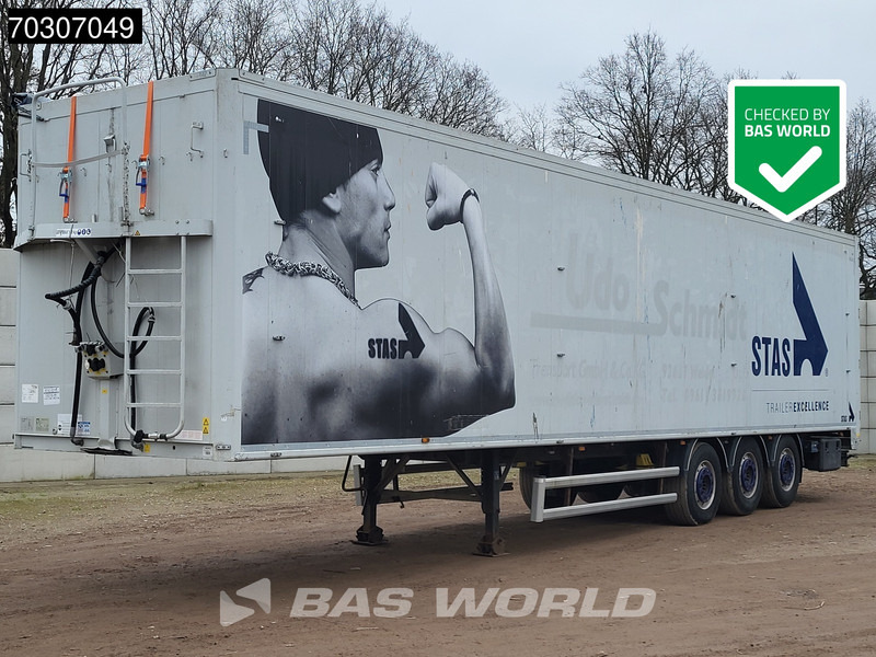 Stas S300ZX 3 axles New Curtain 92m3 Lifting Axle 10mm - Walking floor sættevogn: billede 1 Stas S300ZX 3 axles New Curtain 92m3 Lifting Axle 10mm - Walking floor sættevogn: billede 1