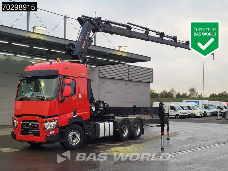 Renault T 520 6X4 Hiab 477E-7 HIDUO Crane Kran Big-Axle Euro 6 - Trækker: billede 1 Renault T 520 6X4 Hiab 477E-7 HIDUO Crane Kran Big-Axle Euro 6 - Trækker: billede 1