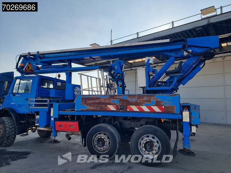 Unimog U2450L 6X6 Unimog Engin EGI TP 226 hubarbeitsbühne Manual Euro 2 - Lastbil med kran: billede 3 Unimog U2450L 6X6 Unimog Engin EGI TP 226 hubarbeitsbühne Manual Euro 2 - Lastbil med kran: billede 3