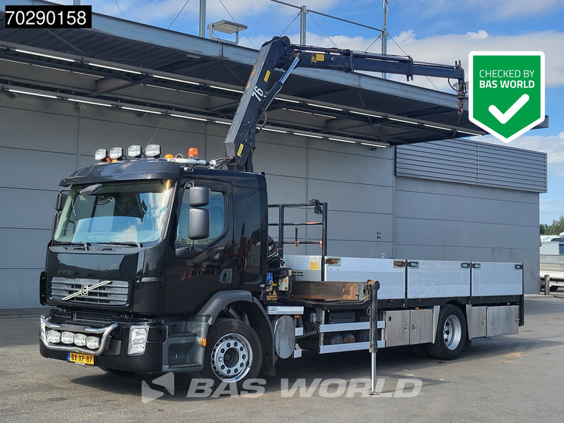 Volvo FE 240 4X2 HMF 760 K2 Kran Crane Remote control Manual Euro 5 - Lastbil med lad, Lastbil med kran: billede 1 Volvo FE 240 4X2 HMF 760 K2 Kran Crane Remote control Manual Euro 5 - Lastbil med lad, Lastbil med kran: billede 1
