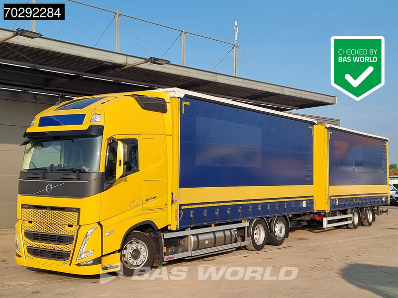 Volvo FH 460 6X2 LNG JUMBO LKW ACC Navi Standklima Liftachse Euro 6 - Lastbil med presenning: billede 1 Volvo FH 460 6X2 LNG JUMBO LKW ACC Navi Standklima Liftachse Euro 6 - Lastbil med presenning: billede 1