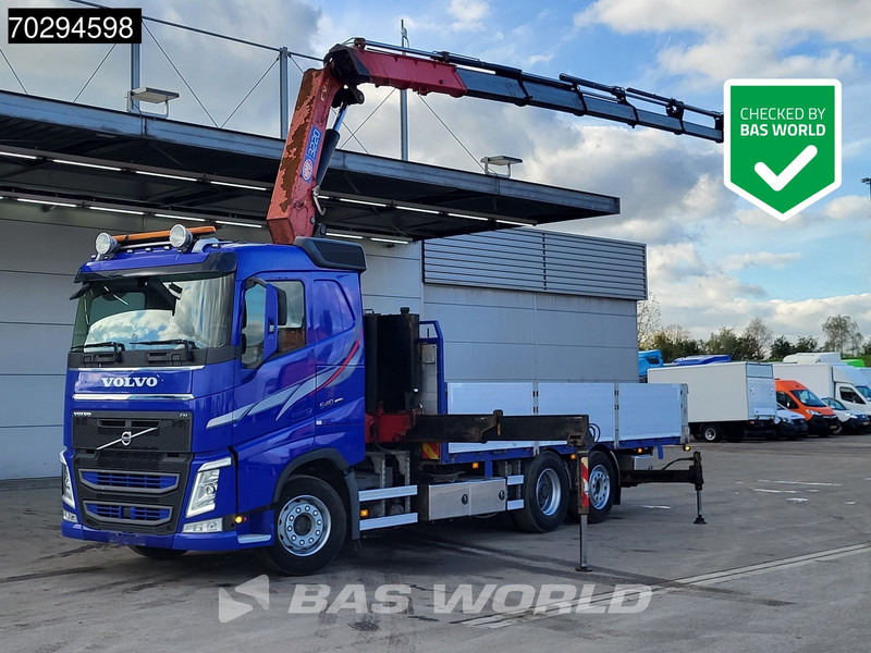 Volvo FH 540 FH 6X2 HMF 3220-K7 Crane Kran Lift-Axle Big-Axle Xenon Automatic Euro 6 - Lastbil med lad, Lastbil med kran: billede 1 Volvo FH 540 FH 6X2 HMF 3220-K7 Crane Kran Lift-Axle Big-Axle Xenon Automatic Euro 6 - Lastbil med lad, Lastbil med kran: billede 1