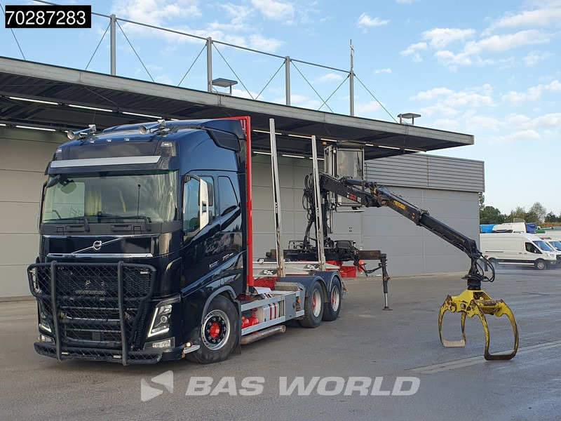 Volvo FH16 750 FH16 6X4 HIAB E96S 79 wood crane Retarder Dynamic-Steering Big-Axle Euro 6 - Tømmerbil, Lastbil med kran: billede 5 Volvo FH16 750 FH16 6X4 HIAB E96S 79 wood crane Retarder Dynamic-Steering Big-Axle Euro 6 - Tømmerbil, Lastbil med kran: billede 5
