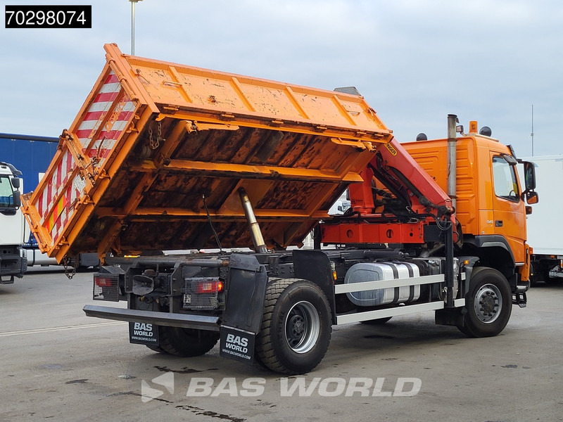 Volvo FM 340 FM 4X4 4x4 Crane Palfinger PK10501 Tipper Big-Axle Full Steel - Tipvogn lastbil, Lastbil med kran: billede 2 Volvo FM 340 FM 4X4 4x4 Crane Palfinger PK10501 Tipper Big-Axle Full Steel - Tipvogn lastbil, Lastbil med kran: billede 2