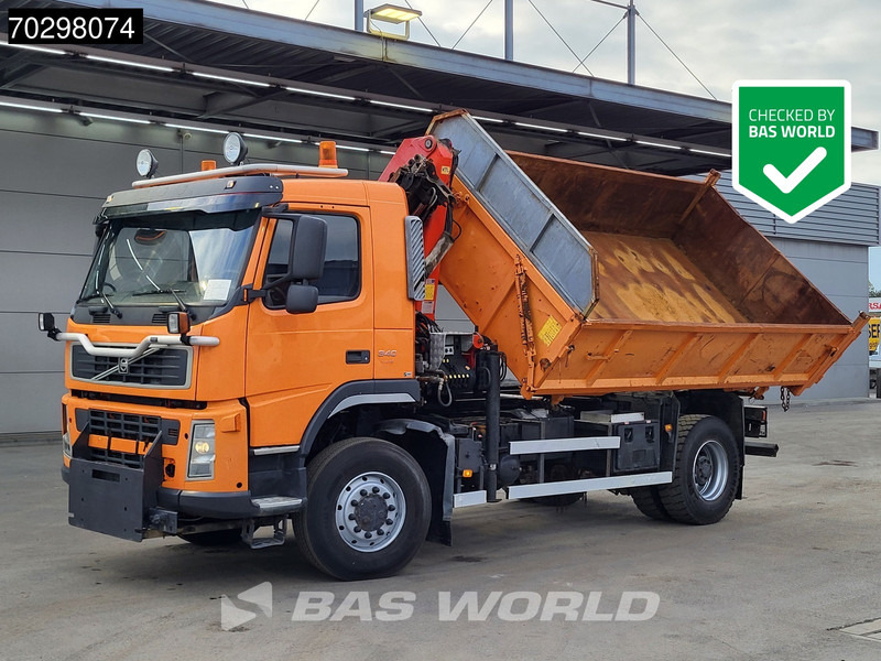 Volvo FM 340 FM 4X4 4x4 Crane Palfinger PK10501 Tipper Big-Axle Full Steel - Tipvogn lastbil, Lastbil med kran: billede 1 Volvo FM 340 FM 4X4 4x4 Crane Palfinger PK10501 Tipper Big-Axle Full Steel - Tipvogn lastbil, Lastbil med kran: billede 1
