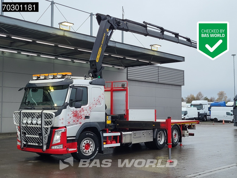 Volvo FM 410 FM 6X2 Palfinger PK 26002-EH E Kran Crane Lift +steering axle Automatic Euro 6 - Lastbil med lad, Lastbil med kran: billede 1 Volvo FM 410 FM 6X2 Palfinger PK 26002-EH E Kran Crane Lift +steering axle Automatic Euro 6 - Lastbil med lad, Lastbil med kran: billede 1