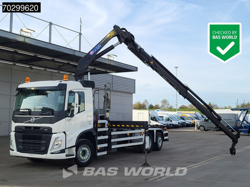 Volvo FM 430 FM 6X2 HMF 2320K-RCS Kran Crane + VDL S-21-6200 Lift + Steering Axle - Lastbil kroghejs, Lastbil med kran: billede 1 Volvo FM 430 FM 6X2 HMF 2320K-RCS Kran Crane + VDL S-21-6200 Lift + Steering Axle - Lastbil kroghejs, Lastbil med kran: billede 1