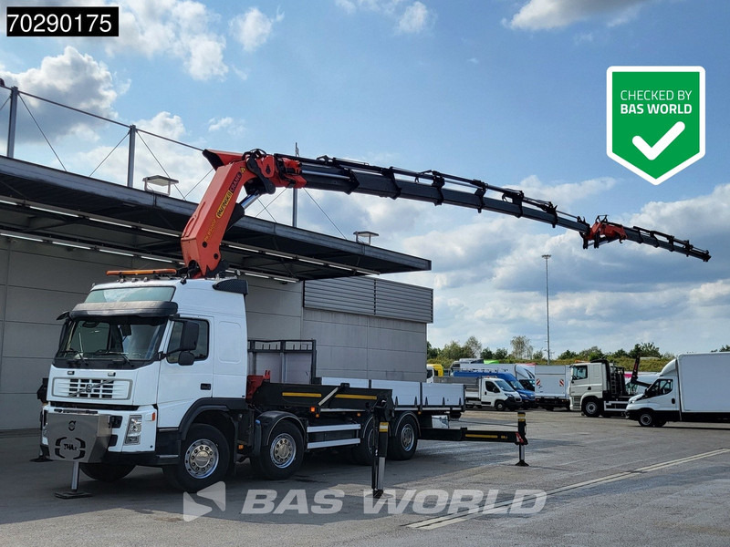 Volvo FM 480 8X2 Palfinger PK85002 Crane+Jib Lifting-Axle Big-Axle Automatic Euro 4 - Lastbil med lad, Lastbil med kran: billede 1 Volvo FM 480 8X2 Palfinger PK85002 Crane+Jib Lifting-Axle Big-Axle Automatic Euro 4 - Lastbil med lad, Lastbil med kran: billede 1