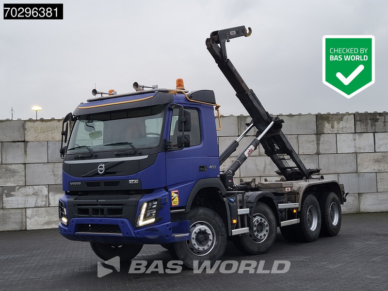 Volvo FMX 460 8X4 Hyva 26-55 SK containersystem Automatic Steelsuspension Big-Axle - Lastbil kroghejs: billede 1 Volvo FMX 460 8X4 Hyva 26-55 SK containersystem Automatic Steelsuspension Big-Axle - Lastbil kroghejs: billede 1
