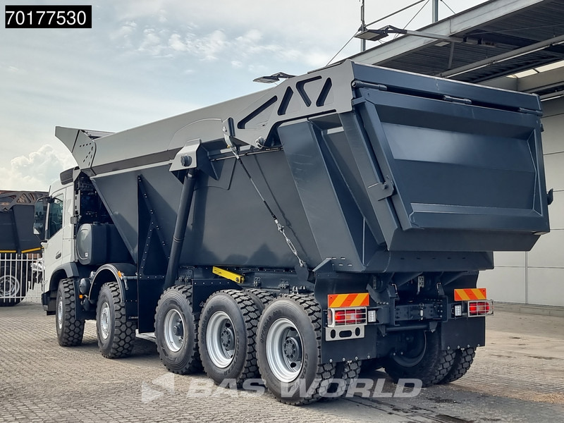 Ny Tipvogn lastbil Volvo FMX 520 10X4 50T Payload 30m3 Retarder Lift+Lenkachse Euro 3: billede 9