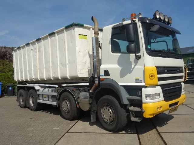 DAF CF 410 8X4 NCH CONTAINER SYSTEEM 32 TON 90 graden silo containers - Lastbil med wirehejs: billede 4 DAF CF 410 8X4 NCH CONTAINER SYSTEEM 32 TON 90 graden silo containers - Lastbil med wirehejs: billede 4