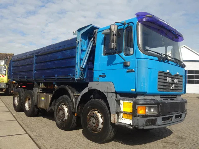 MAN 41-414 MEILLER KIPPER 8X4,MANUAL POMP - Tipvogn lastbil: billede 3 MAN 41-414 MEILLER KIPPER 8X4,MANUAL POMP - Tipvogn lastbil: billede 3