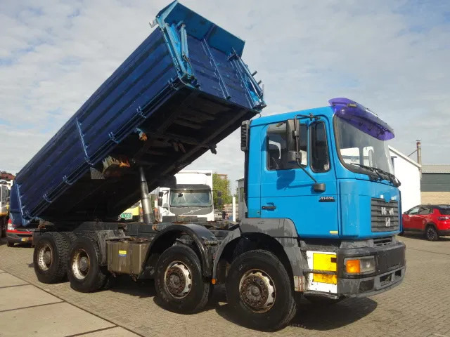 MAN 41-414 MEILLER KIPPER 8X4,MANUAL POMP - Tipvogn lastbil: billede 1 MAN 41-414 MEILLER KIPPER 8X4,MANUAL POMP - Tipvogn lastbil: billede 1