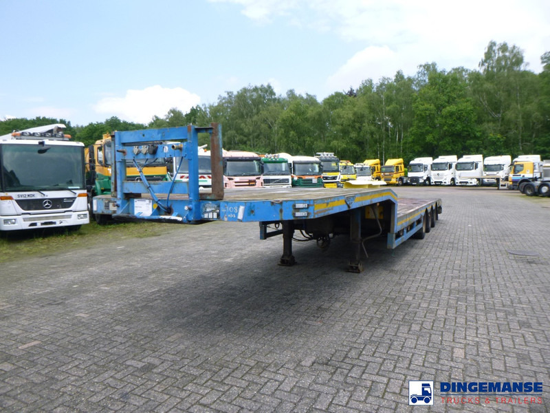 Broshuis 3-axle semi-lowbed trailer 45 t / extendable - Nedbygget platform sættevogn: billede 1 Broshuis 3-axle semi-lowbed trailer 45 t / extendable - Nedbygget platform sættevogn: billede 1