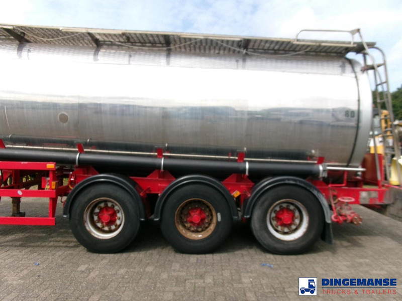 Crane Fruehauf Chemical ACID tank inox 30 m3 / 1 comp - Tanksættevogn: billede 5 Crane Fruehauf Chemical ACID tank inox 30 m3 / 1 comp - Tanksættevogn: billede 5