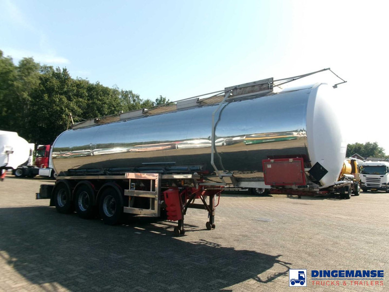 Crane Fruehauf Chemical ACID tank inox 30 m3 / 1 comp - Tanksættevogn: billede 2 Crane Fruehauf Chemical ACID tank inox 30 m3 / 1 comp - Tanksættevogn: billede 2