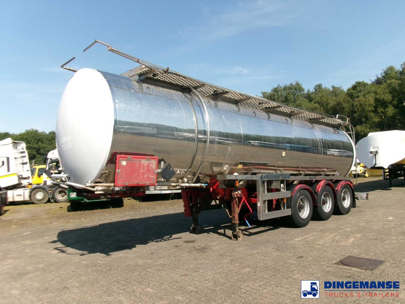 Crane Fruehauf Chemical ACID tank inox 30 m3 / 1 comp - Tanksættevogn: billede 1 Crane Fruehauf Chemical ACID tank inox 30 m3 / 1 comp - Tanksættevogn: billede 1