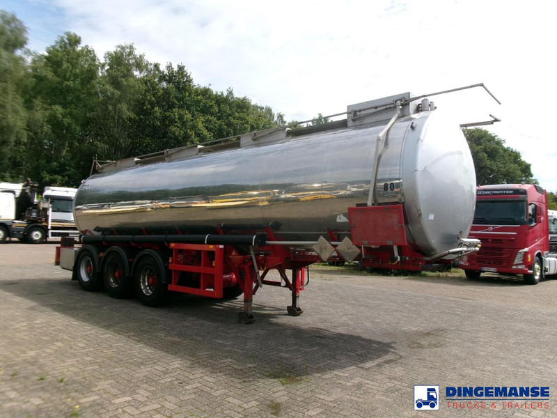 Crane Fruehauf Chemical ACID tank inox 30 m3 / 1 comp - Tanksættevogn: billede 2 Crane Fruehauf Chemical ACID tank inox 30 m3 / 1 comp - Tanksættevogn: billede 2