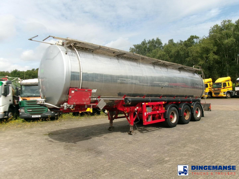 Crane Fruehauf Chemical ACID tank inox 30 m3 / 1 comp - Tanksættevogn: billede 1 Crane Fruehauf Chemical ACID tank inox 30 m3 / 1 comp - Tanksættevogn: billede 1