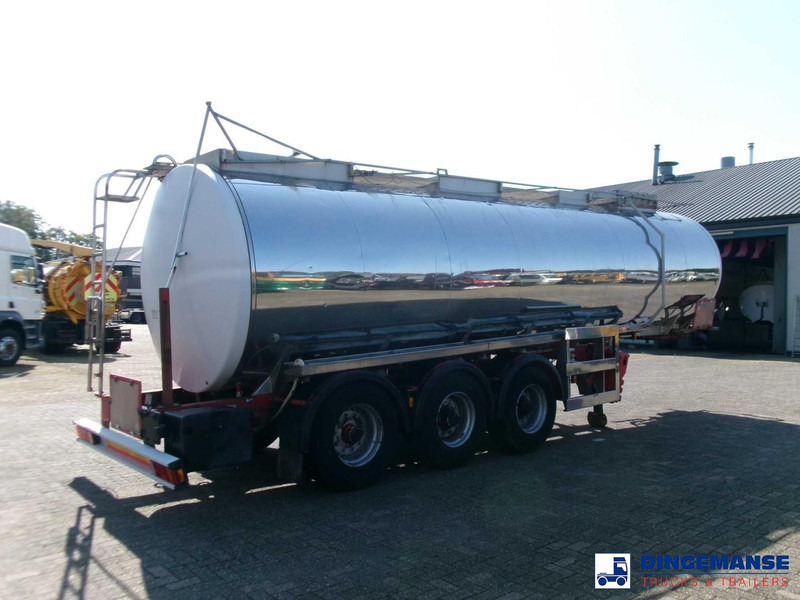 Crane Fruehauf Chemical ACID tank inox 30 m3 / 1 comp - Tanksættevogn: billede 4 Crane Fruehauf Chemical ACID tank inox 30 m3 / 1 comp - Tanksættevogn: billede 4