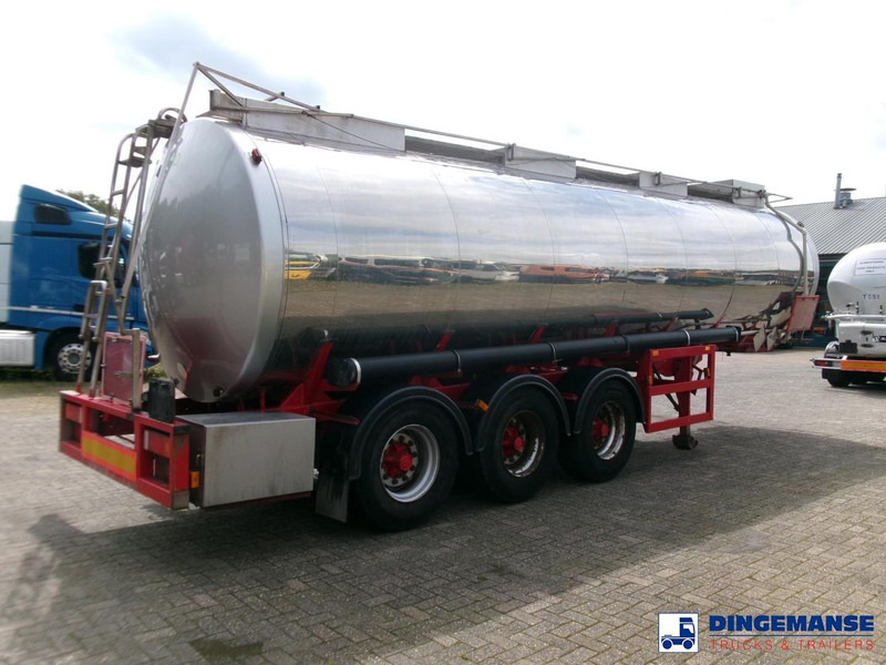 Crane Fruehauf Chemical ACID tank inox 30 m3 / 1 comp - Tanksættevogn: billede 3 Crane Fruehauf Chemical ACID tank inox 30 m3 / 1 comp - Tanksættevogn: billede 3