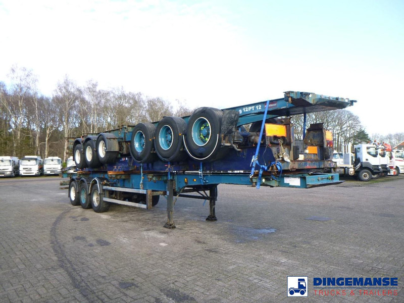 Crane Fruehauf Stack - 3 x container trailer 20-20-30-40 ft - Containerbil/ Veksellad sættevogn: billede 2 Crane Fruehauf Stack - 3 x container trailer 20-20-30-40 ft - Containerbil/ Veksellad sættevogn: billede 2