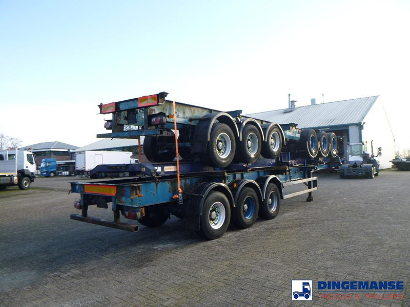 Crane Fruehauf Stack - 3 x container trailer 20-20-30-40 ft - Containerbil/ Veksellad sættevogn: billede 4 Crane Fruehauf Stack - 3 x container trailer 20-20-30-40 ft - Containerbil/ Veksellad sættevogn: billede 4