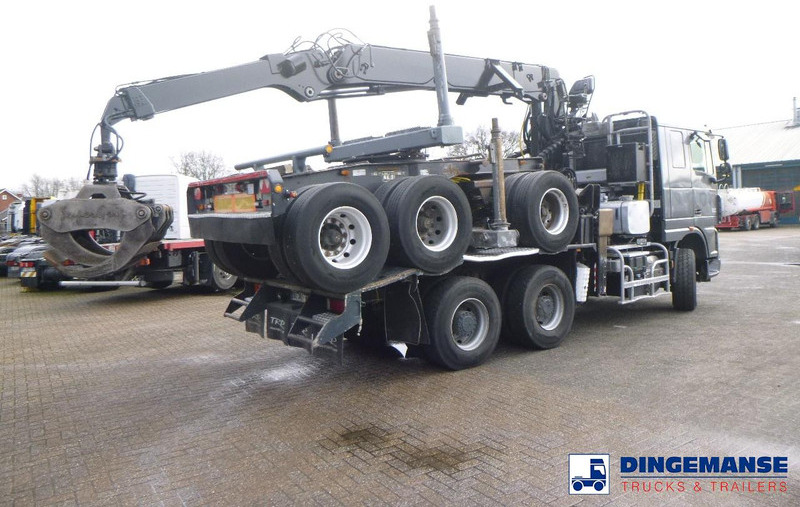 DAF XF 105.510 6x4 + Loglift F281S83 crane / timber truck + dolly - Tømmerbil, Lastbil med kran: billede 4 DAF XF 105.510 6x4 + Loglift F281S83 crane / timber truck + dolly - Tømmerbil, Lastbil med kran: billede 4
