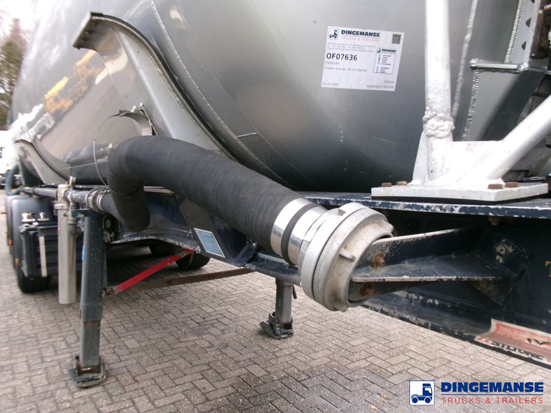 Tanksættevogn Feldbinder Powder tank alu 38 m3 (tipping): billede 8