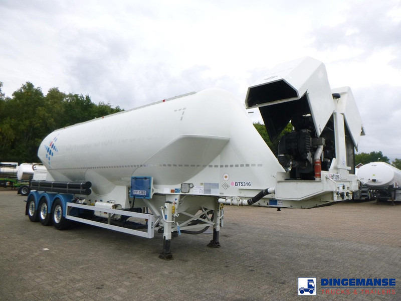 Feldbinder Powder tank alu 50 m3 + compressor - Tanksættevogn: billede 2 Feldbinder Powder tank alu 50 m3 + compressor - Tanksættevogn: billede 2