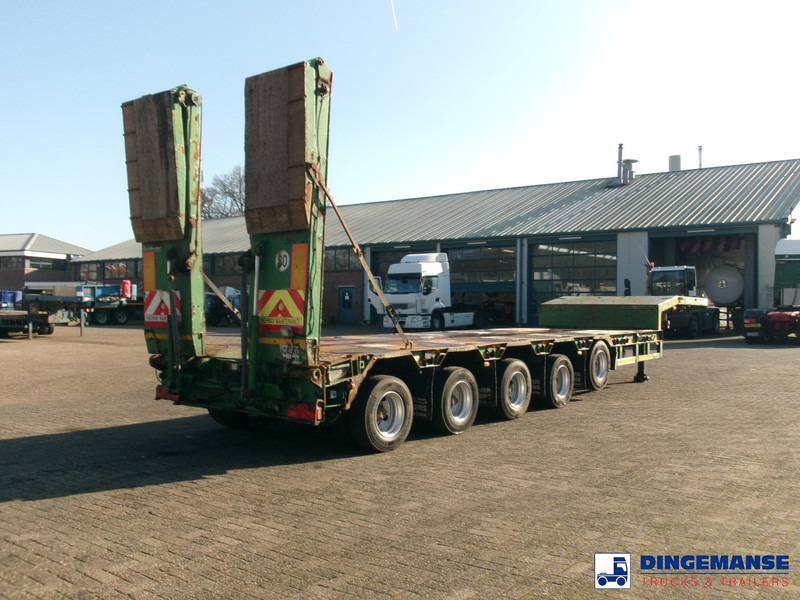 Goldhofer 5-axle semi-lowbed trailer 80 t ext. - Nedbygget platform sættevogn: billede 4 Goldhofer 5-axle semi-lowbed trailer 80 t ext. - Nedbygget platform sættevogn: billede 4