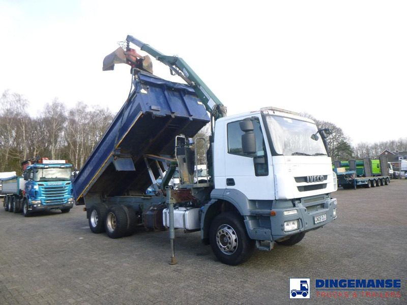 Iveco AD260T33 6X4 RHD tipper + HMF crane - Lastbil med kran: billede 2 Iveco AD260T33 6X4 RHD tipper + HMF crane - Lastbil med kran: billede 2