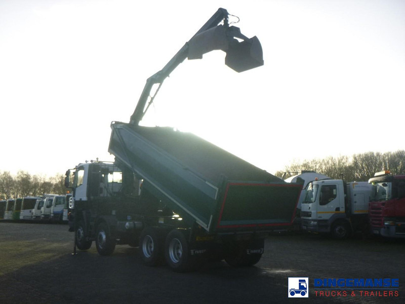 Iveco AD340T36 8x4 RHD tipper + HMF 1244 Z1 - Lastbil med kran: billede 4 Iveco AD340T36 8x4 RHD tipper + HMF 1244 Z1 - Lastbil med kran: billede 4
