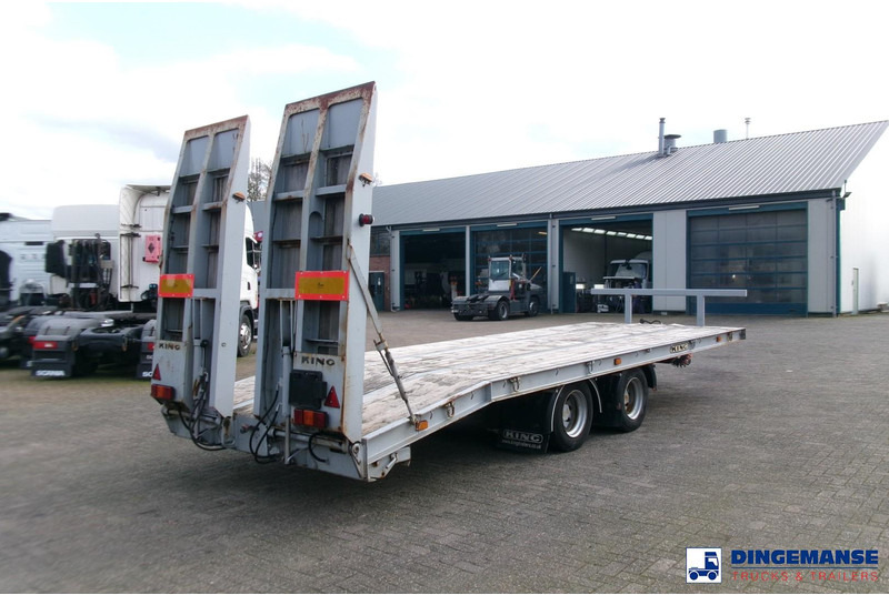 KING 2-axle platform drawbar trailer 14t + ramps - Ladtrailer: billede 4 KING 2-axle platform drawbar trailer 14t + ramps - Ladtrailer: billede 4