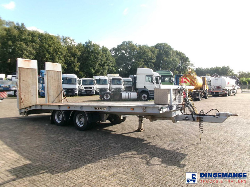 KING 2-axle platform drawbar trailer 14t + ramps - Ladtrailer: billede 2 KING 2-axle platform drawbar trailer 14t + ramps - Ladtrailer: billede 2