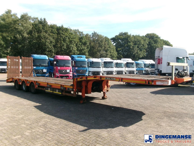 KING 3-axle semi-lowbed trailer 44T + ramps - Nedbygget platform sættevogn: billede 2 KING 3-axle semi-lowbed trailer 44T + ramps - Nedbygget platform sættevogn: billede 2