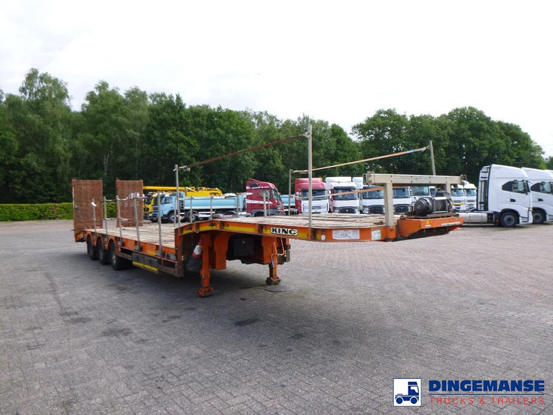 KING 3-axle semi-lowbed trailer 44T + ramps - Nedbygget platform sættevogn: billede 2 KING 3-axle semi-lowbed trailer 44T + ramps - Nedbygget platform sættevogn: billede 2