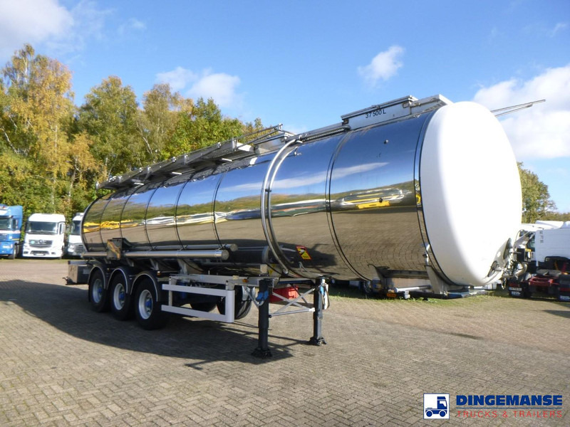 LAG Chemical tank inox 37.5 m3 / 1 comp - Tanksættevogn: billede 2 LAG Chemical tank inox 37.5 m3 / 1 comp - Tanksættevogn: billede 2
