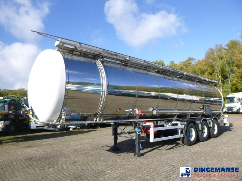 LAG Chemical tank inox 37.5 m3 / 1 comp - Tanksættevogn: billede 1 LAG Chemical tank inox 37.5 m3 / 1 comp - Tanksættevogn: billede 1